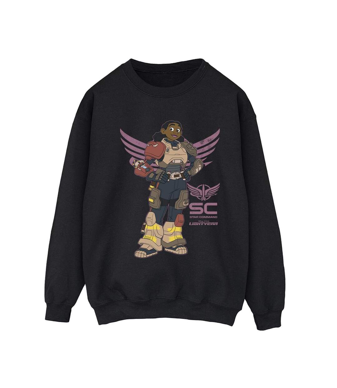 Disney Sweatshirt Lightyear Izzy Star Command - Femmes/Dames (Noir) - UTBI25194-1