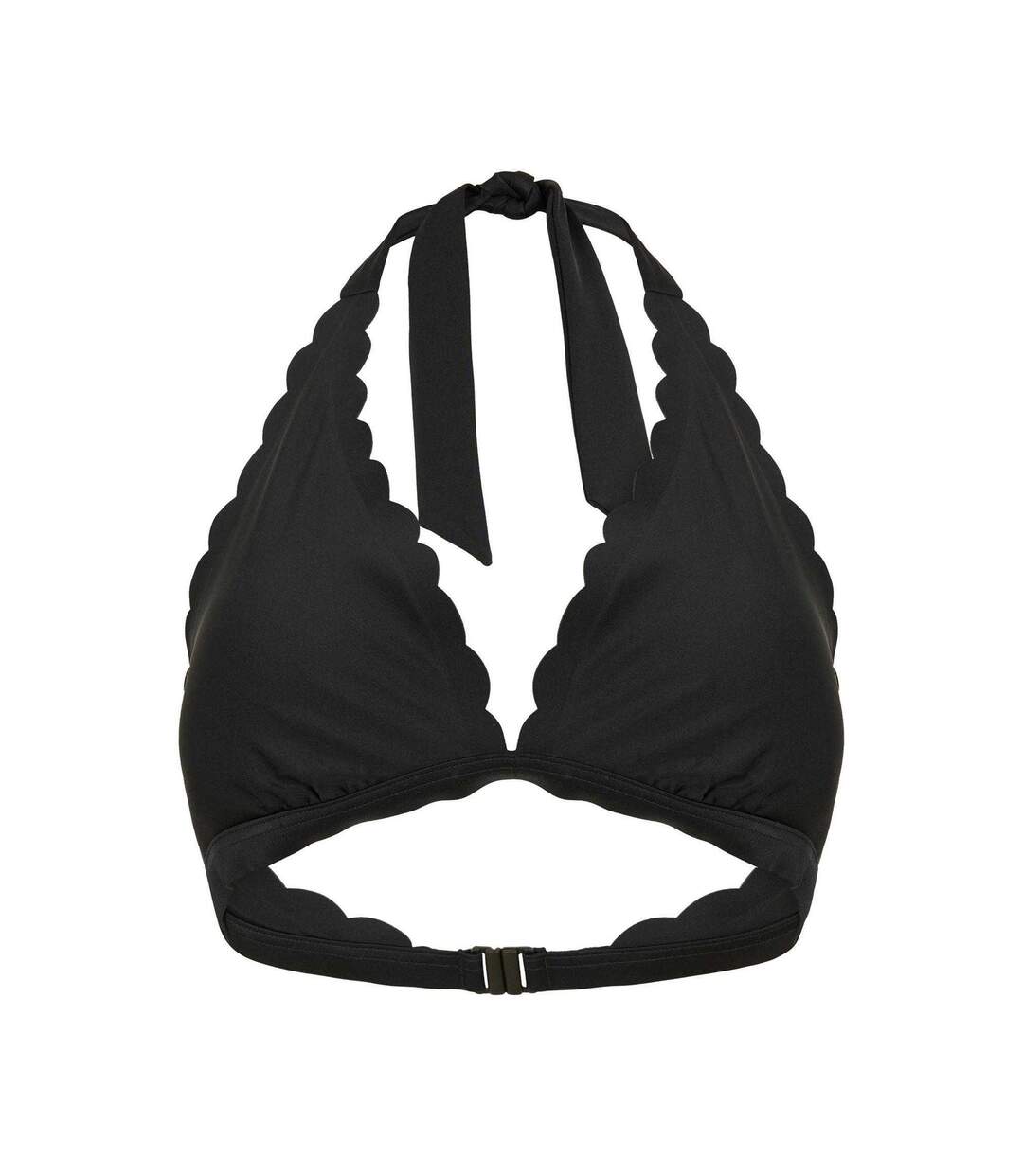 Haut De Maillot De Bain Motif/style En Forme De Coquille Femme Noir Zoggs-1