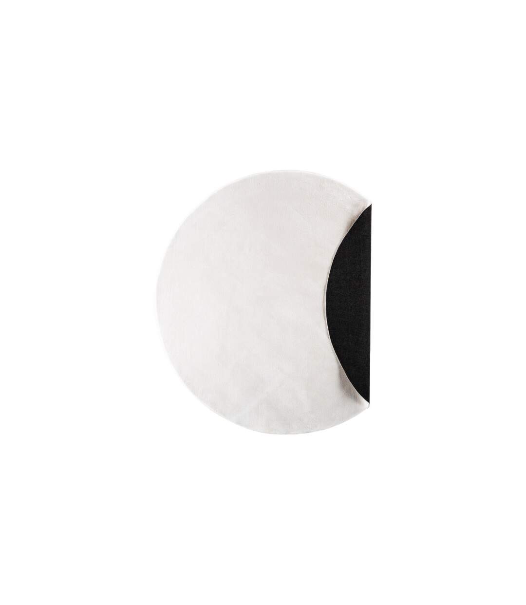 Tapis Déco Rond Nixie 200cm Blanc-2