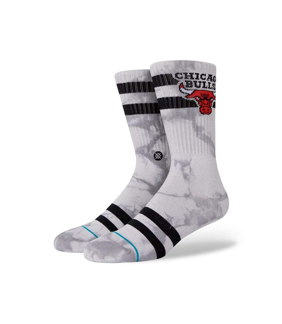 STANCE Chaussettes Homme Microfibre BULLS DYED Gris Noir NBA-1