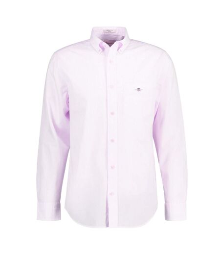 Mens Banker Poplin Shirt Pale Pink Gant
