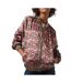 Veste fleuris rouge/noir femme kaporal pile-1