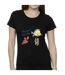 Disney T-shirt coton The Little Mermaid Club Femme/Ladies (Noir) - UTBI26354-3