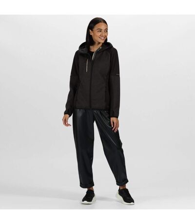 Womens/ladies Fleece Jacket Grey Marl Black Regatta Professional