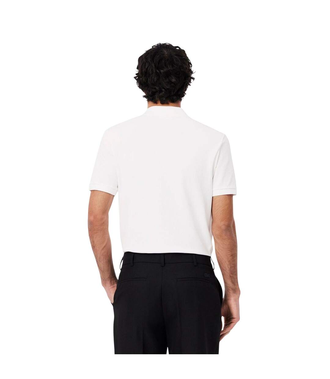 Polo Homme Blanc Lacoste-3