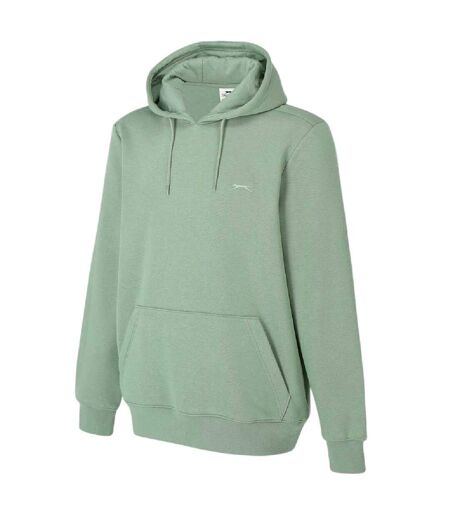Mens Fleece Hoodie Sage Slazenger