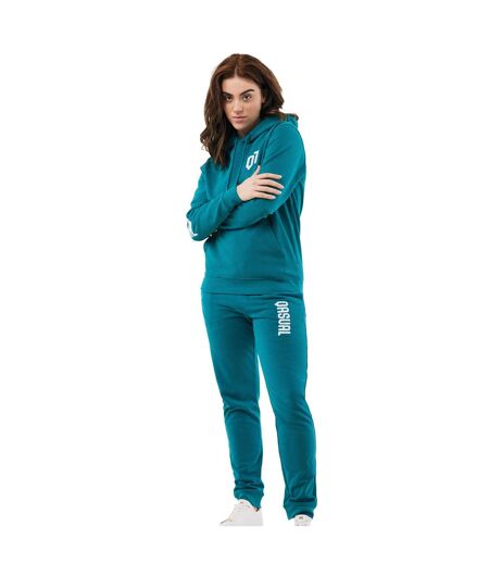 Unisex Adult Cooper Recycled Cotton Jogging Bottoms Verdigris Iqoniq