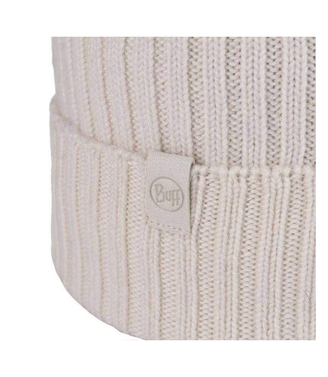 Norval Knitted Beanie Beige Buff-3