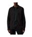 Mens Twill Boxy Overshirt Black Calvin Klein-1