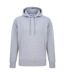 Mens Ringspun Cotton Hoodie Sports Grey Casual Classics-2