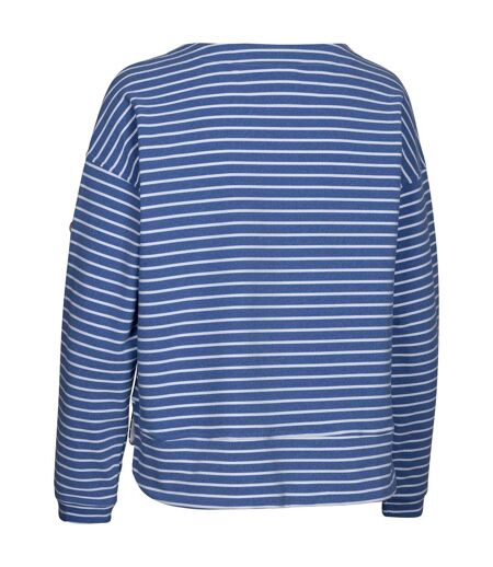 Womens/ladies Soothing Striped Marl Top Indigo Trespass