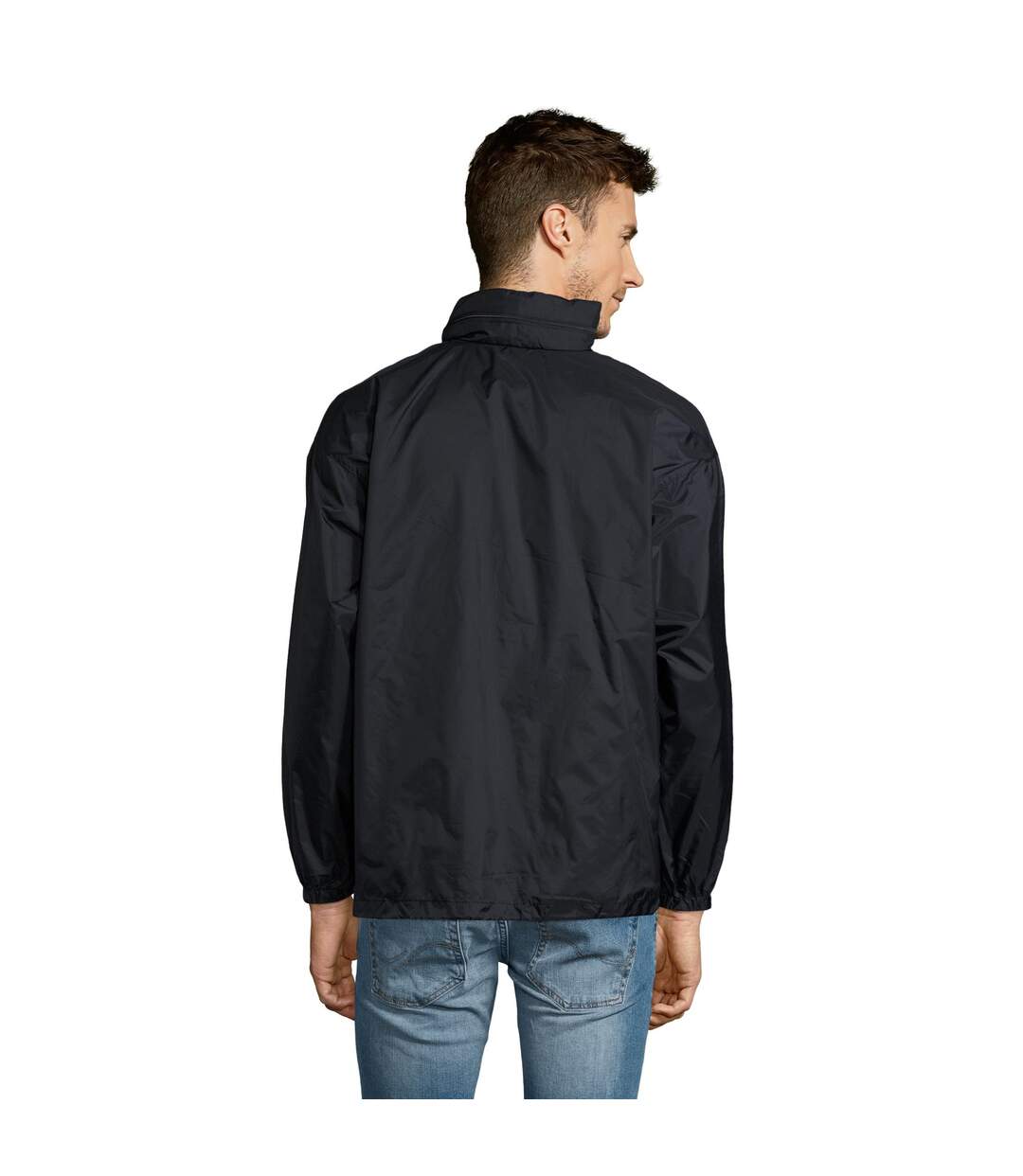 Veste coupe-vent surf unisexe bleu marine SOLS SOLS