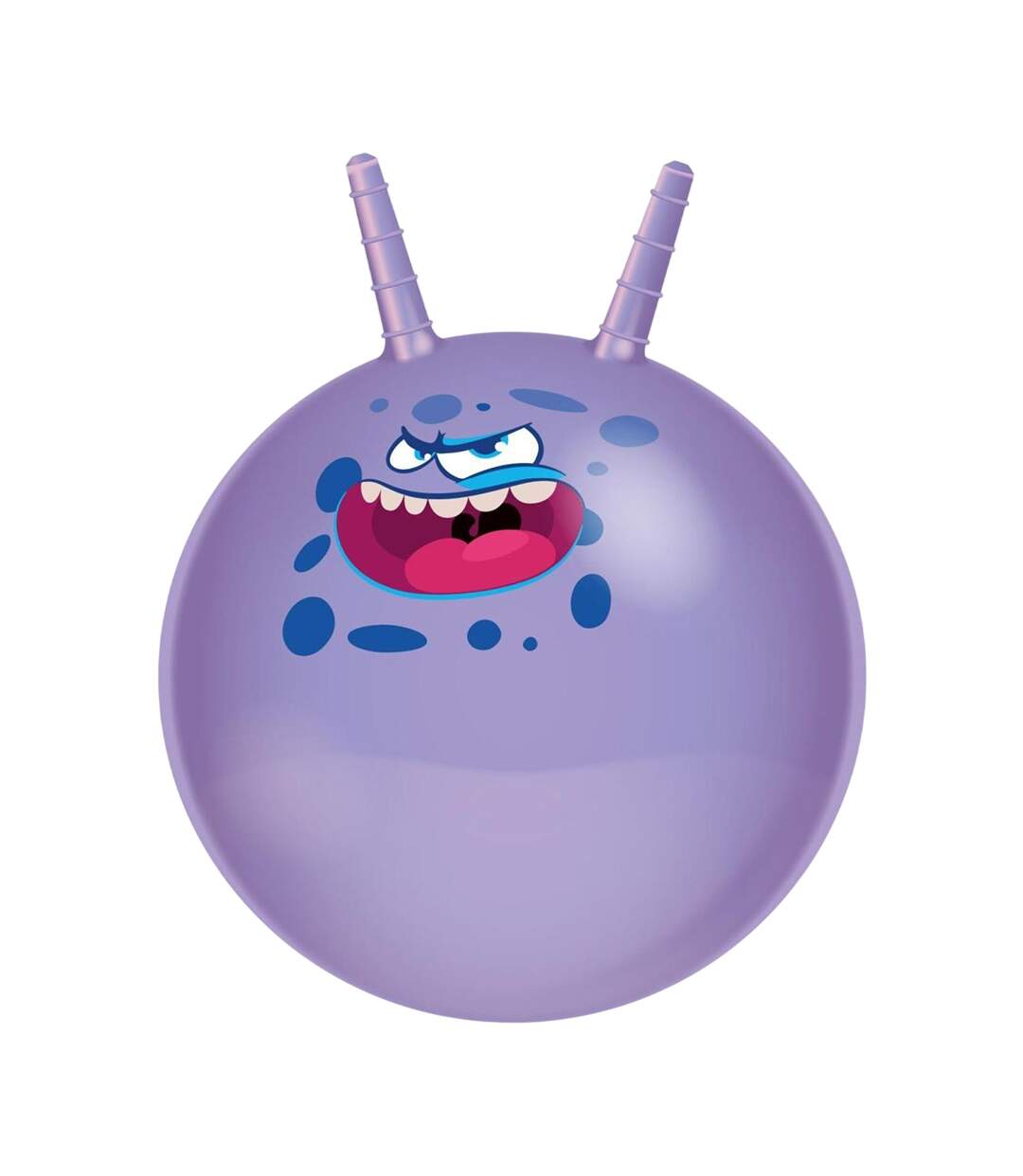 Ballon Sauteur Motif/style Visage En Colère Taille Unique Violet Eddy Toys-1
