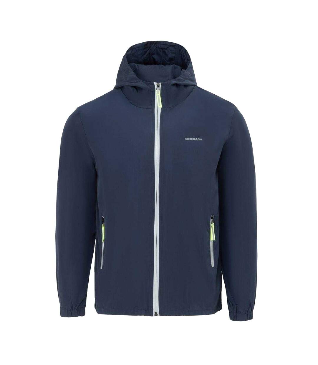 Mens Lightweight Hooded Jacket Navy Donnay-1