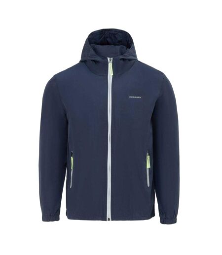 Mens Lightweight Hooded Jacket Navy Donnay