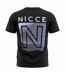 Mens VIBIN T-Shirt 100% Combed Cotton Large Logo Black Casual Tee-2