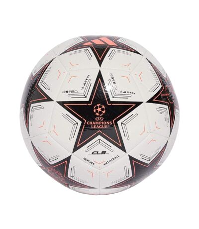 Ballon blanc/rouge adidas ucl club 24/25 group stage - taille 5