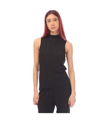 Débardeur cira plisse femme noir Vero Moda