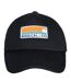 Mens Embroidered Patch Trucker Cap Black SoulCal-1