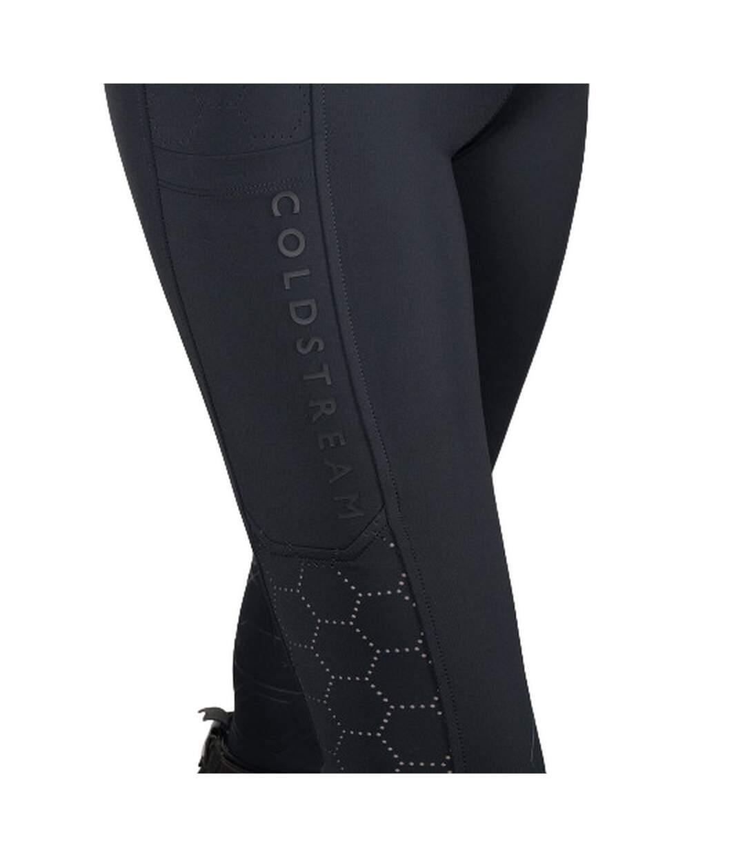 Collant d'équitation ecclaw elite compression femme noir Coldstream-3