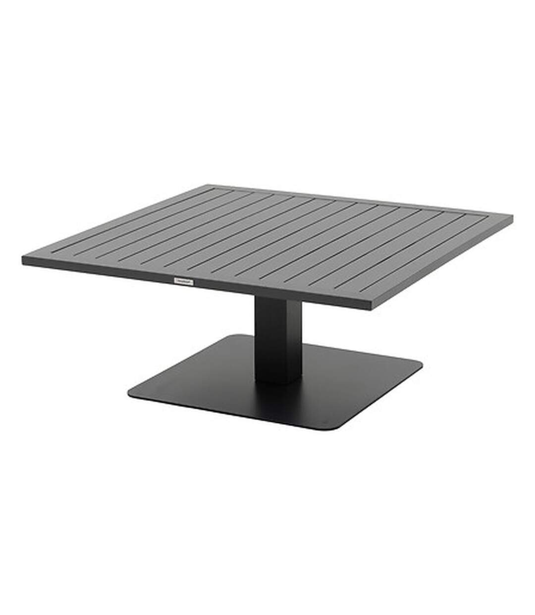 Table de jardin relevable carrée en aluminium SALIMIA - Graphite-4