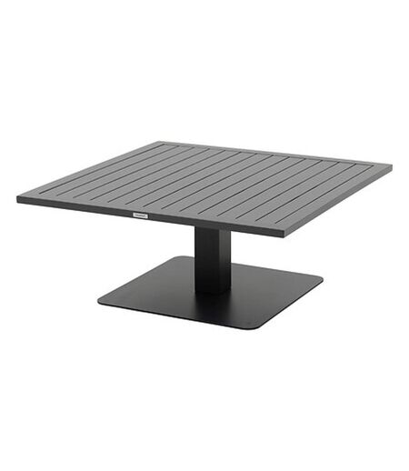 Table de jardin relevable carrée en aluminium SALIMIA - Graphite