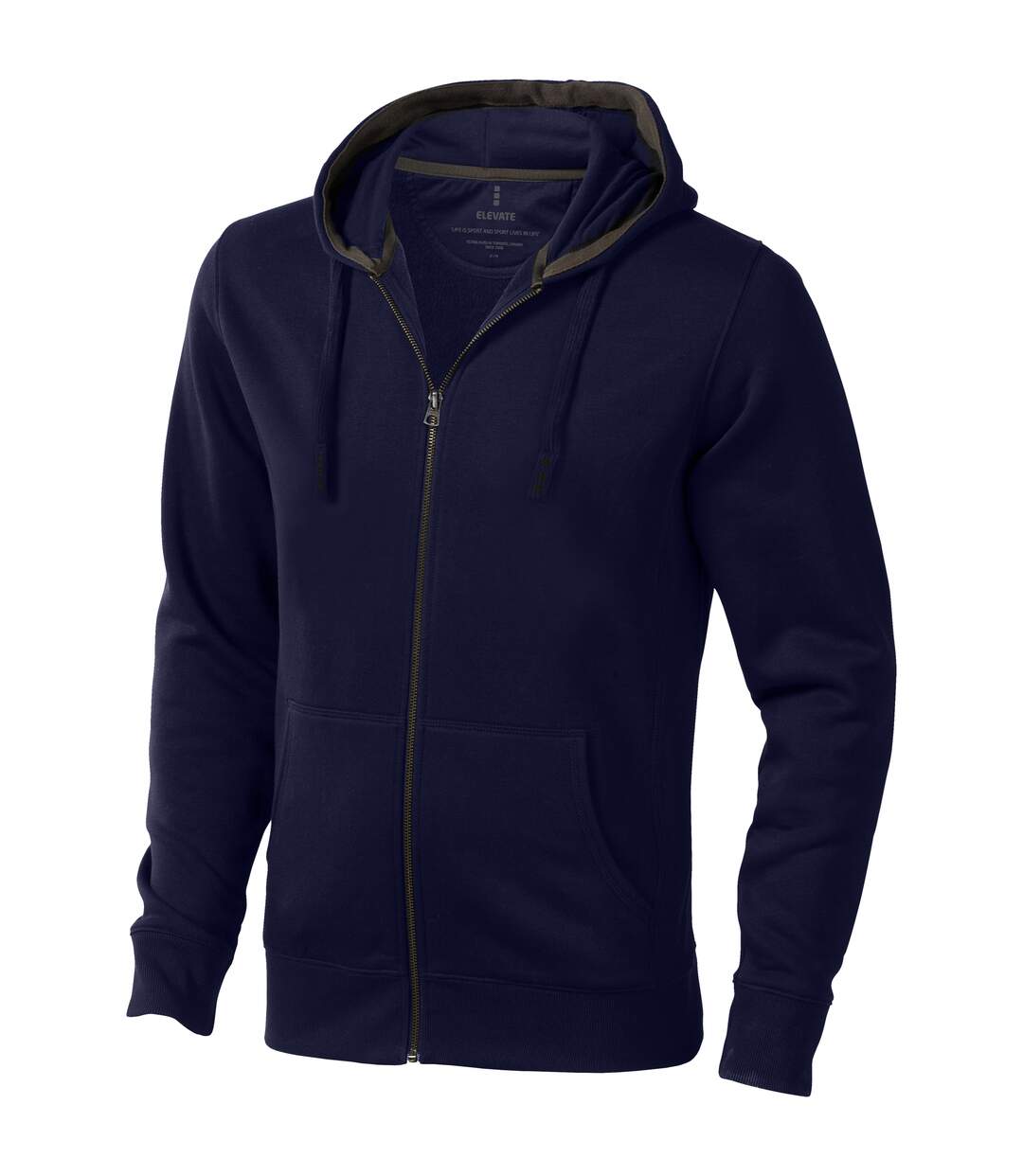 Arora sweat à capuche zippé homme bleu marine Elevate Elevate