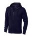 Elevate Mens Arora Hooded Full Zip Sweater (Navy) - UTPF1850