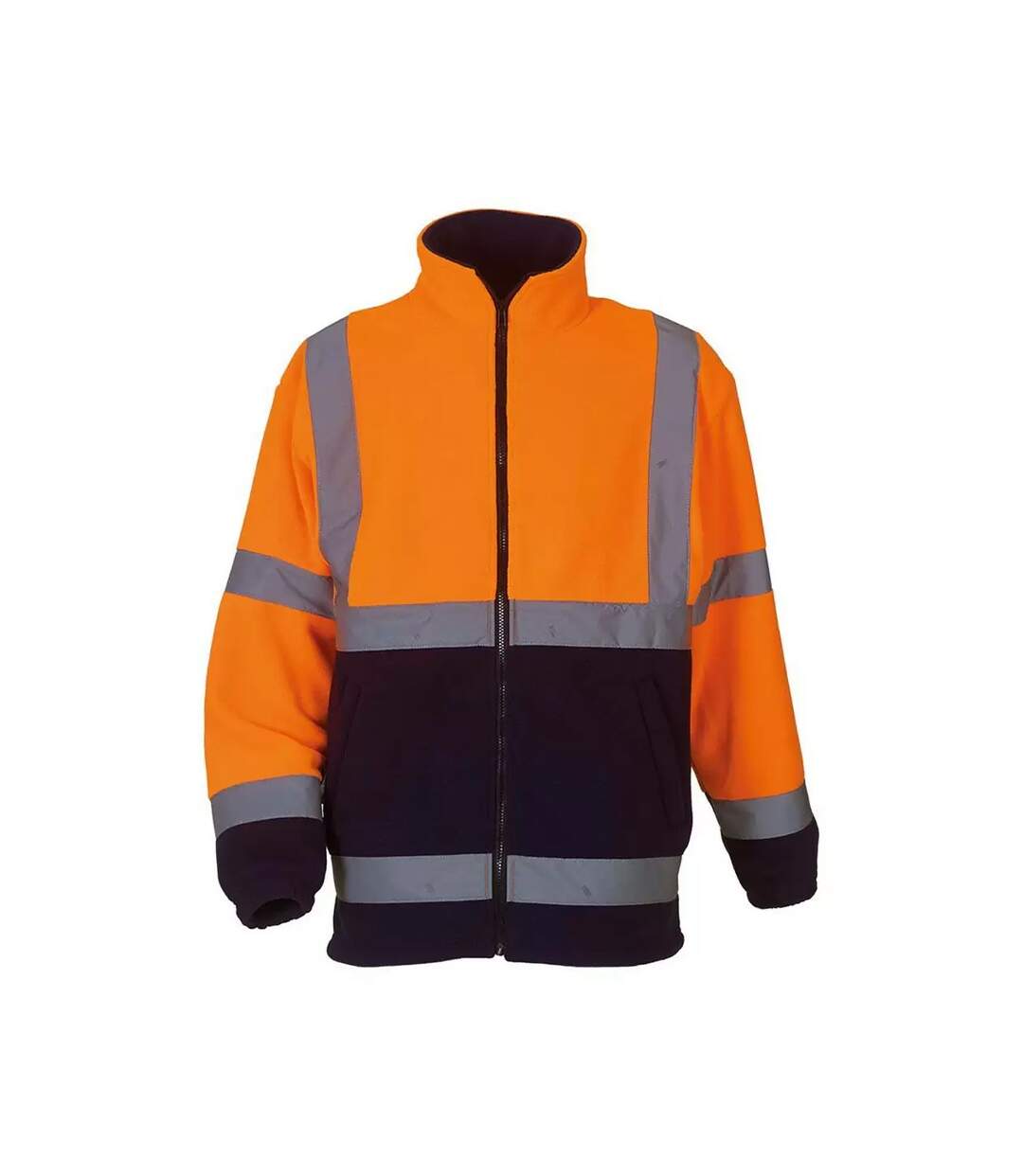 Yoko Veste polaire unisexe adulte poids lourd Hi-Vis (Orange/Marine) - UTPC6900-1