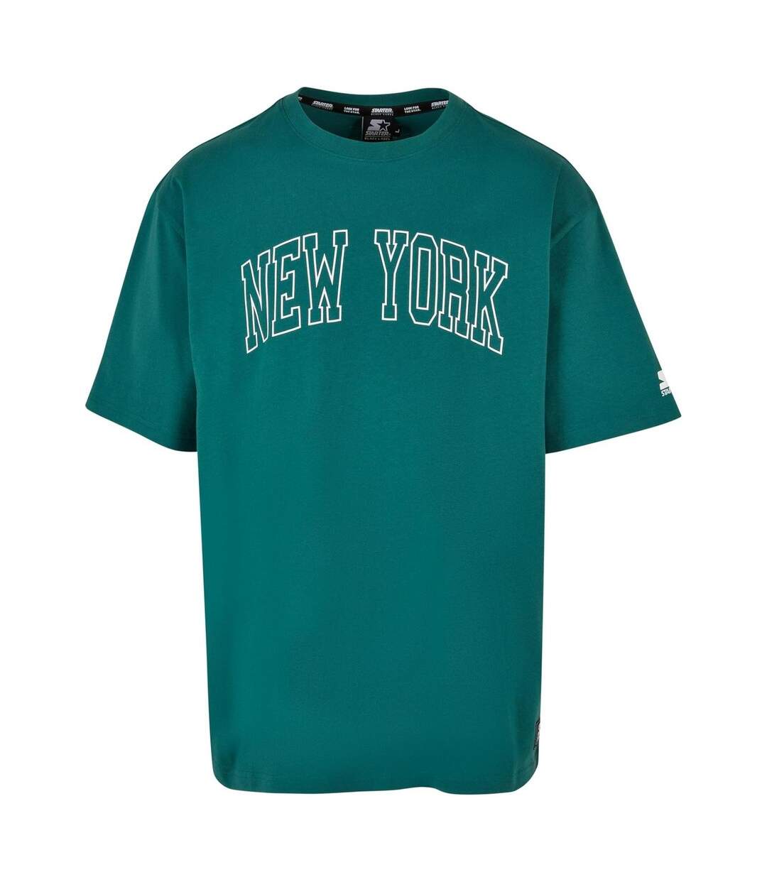 T-shirt Mens New York Vert Foncé Et Frais Starter Black Label-2