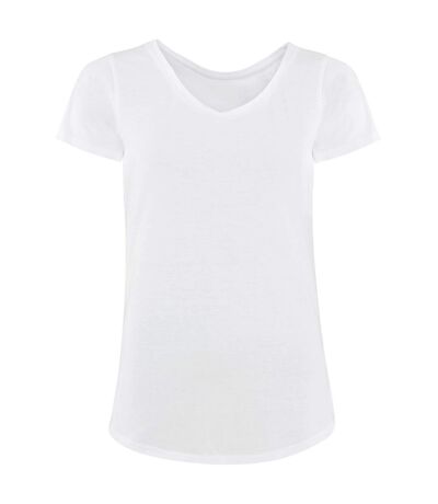Comfy Co Womens/Ladies Sleepy T Short Sleeve Pajama T-Shirt (White)