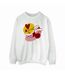 Disney Sweat Womens/Ladies Minnie Mouse Tongue Heart Sweatshirt (Blanc) - UTBI29042-1