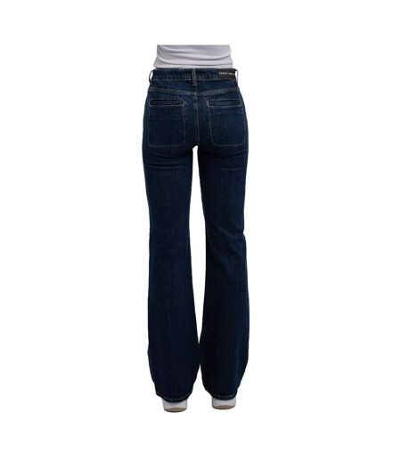 Jean droit bleu femme teddy smith diams