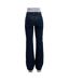 Jean droit bleu femme teddy smith diams-2