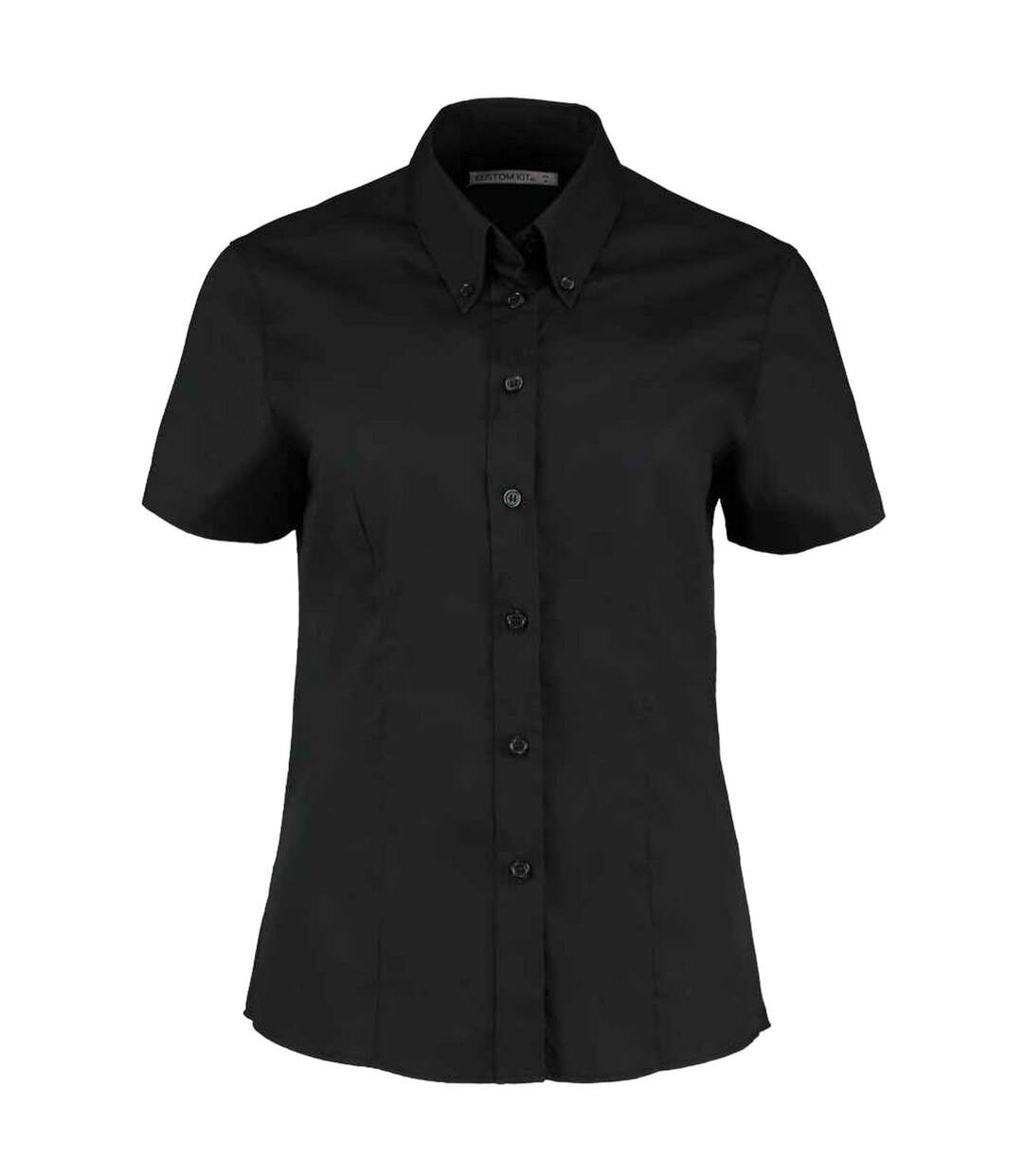 Blouse corporate femme noir Kustom Kit-1