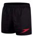 Short De Bain Homme Noir Rouge Speedo-2