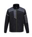 Portwest Mens PW3 Flex Shell Jacket (Black/Zoom Gray)