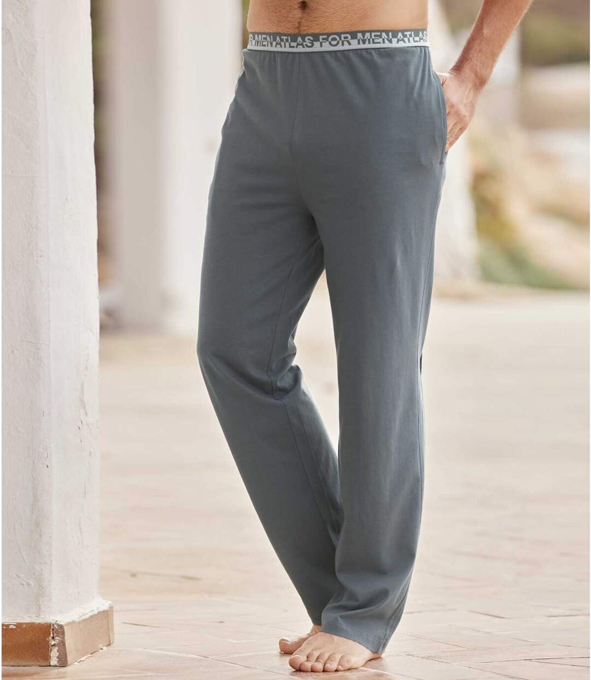 Men's Gray Lounge Pants Atlas For Men