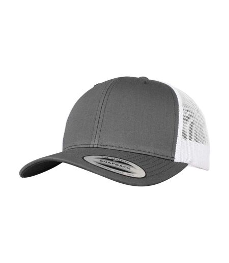 Casquette Trucker Gris Foncé Blanc Classic
