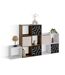 Boîte de Rangement Pliable Bali 31x31cm Noir-3
