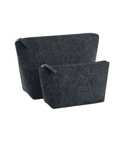 Sac à accessoires 19 cm x 9 cm x 18 cm charbon chiné Bagbase