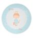 Tapis Rond Enfant Imprimé Bambini V 160cm Menthe-1