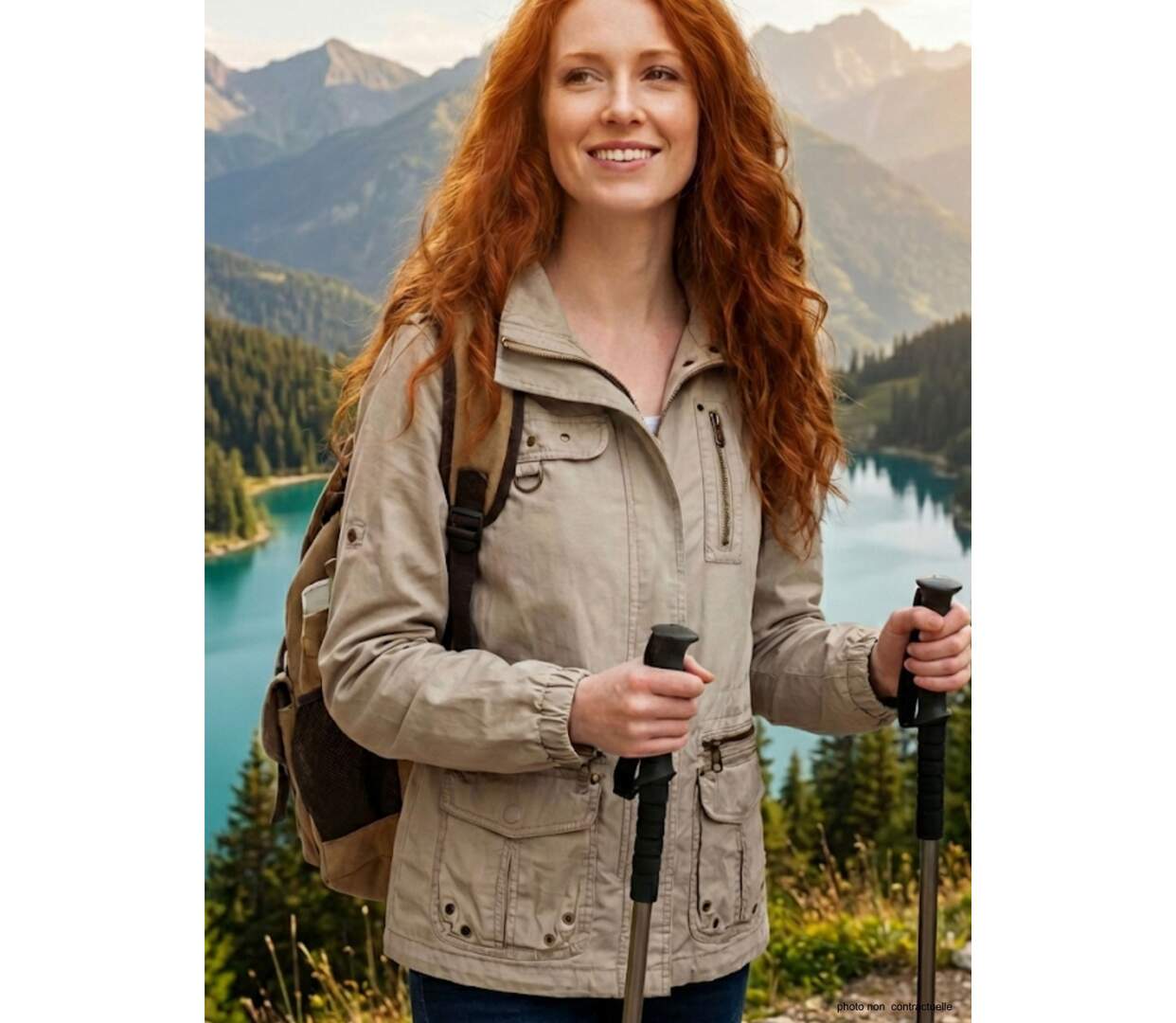 Veste Saharienne Femme Mayflower NancyB Beige-1
