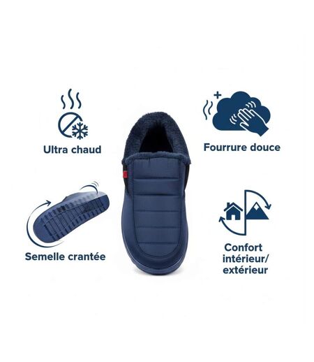Chaussons charentaises montantes PREMIUM MU9738
