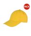 Lot de 2  Memphis casquettes adulte jaune Result-1