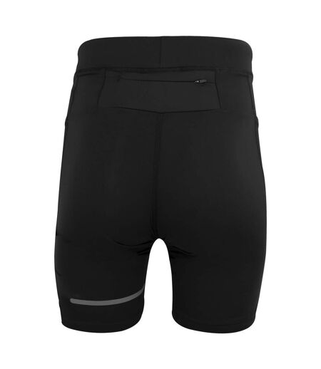 Mens Running Short Tights With Reflective Strip