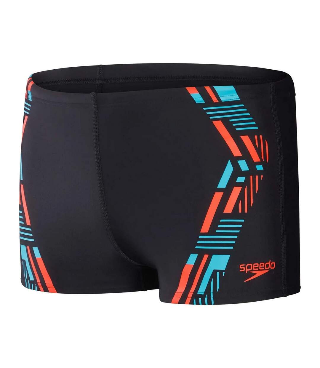 Mens tech swim shorts black/orange Speedo-1