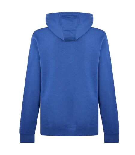 Mens Cotton Blend Pullover Hoodie Dark Blue Hugo
