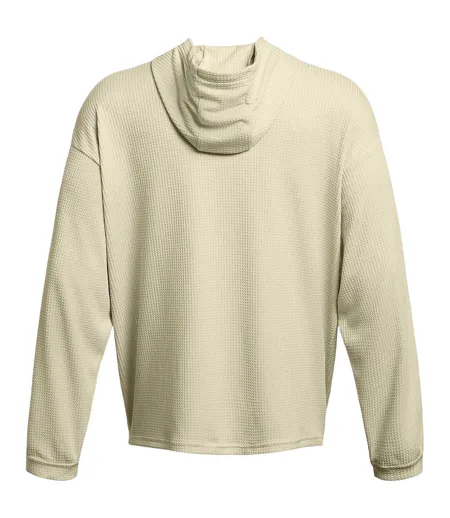 Sweat À Capuche Manches Longues Rival Homme Blanc Under Armour