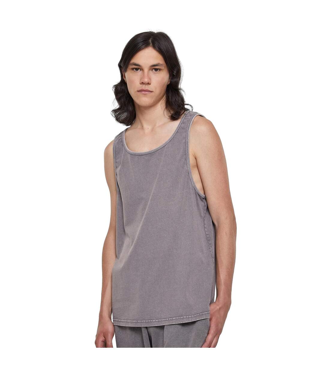 Débardeur Motif/style Délavé À L'acide Homme Anthracite Urban Classics-3